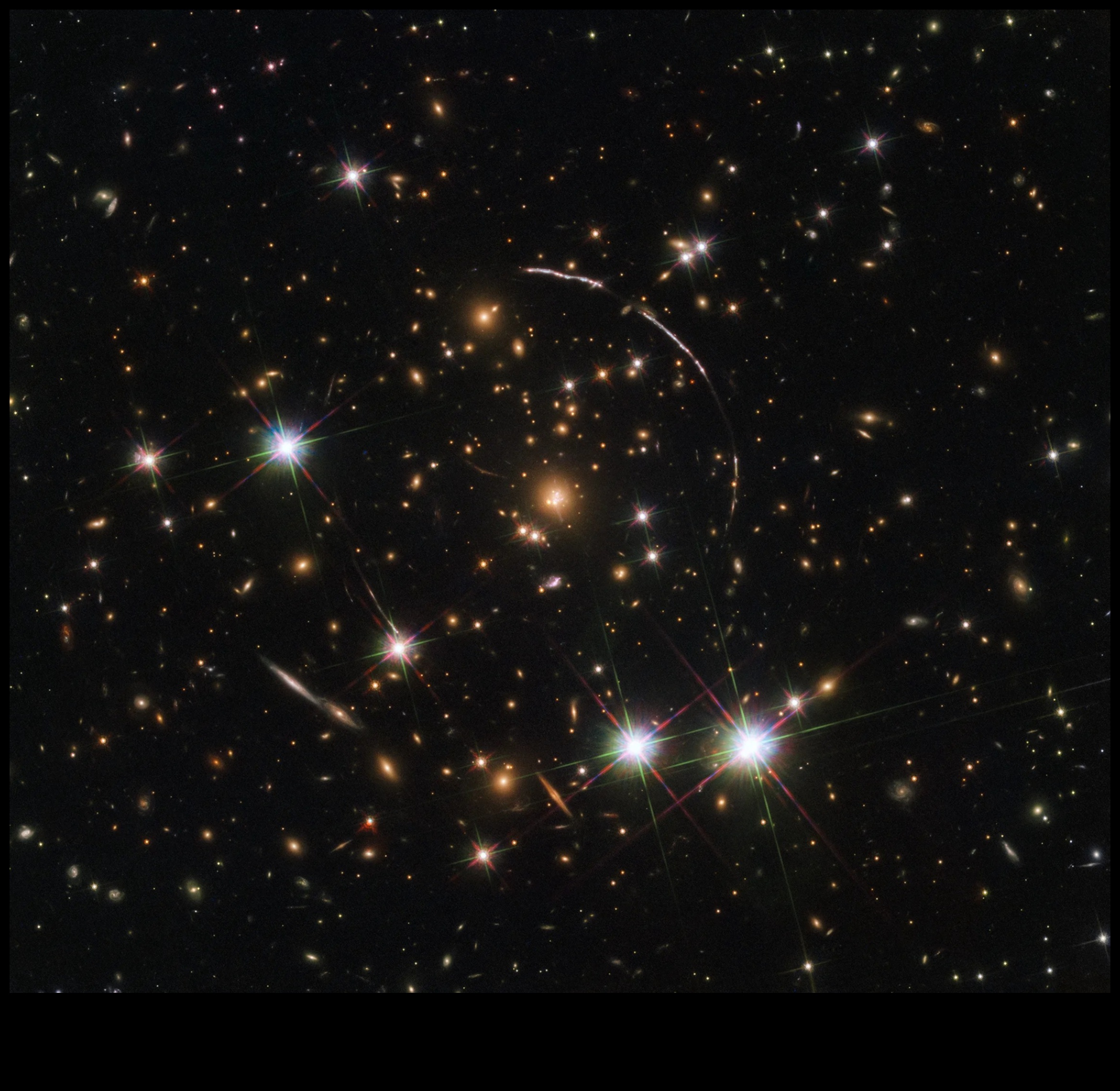 Lentila gravitațională Caleidoscopul cosmic 4 Lentile gravitaționale: distorsiuni cosmice în caleidoscopul ceresc