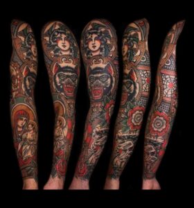 Adevărat tradiției: frumusețe durabilă în tatuajele tradiționale clasice